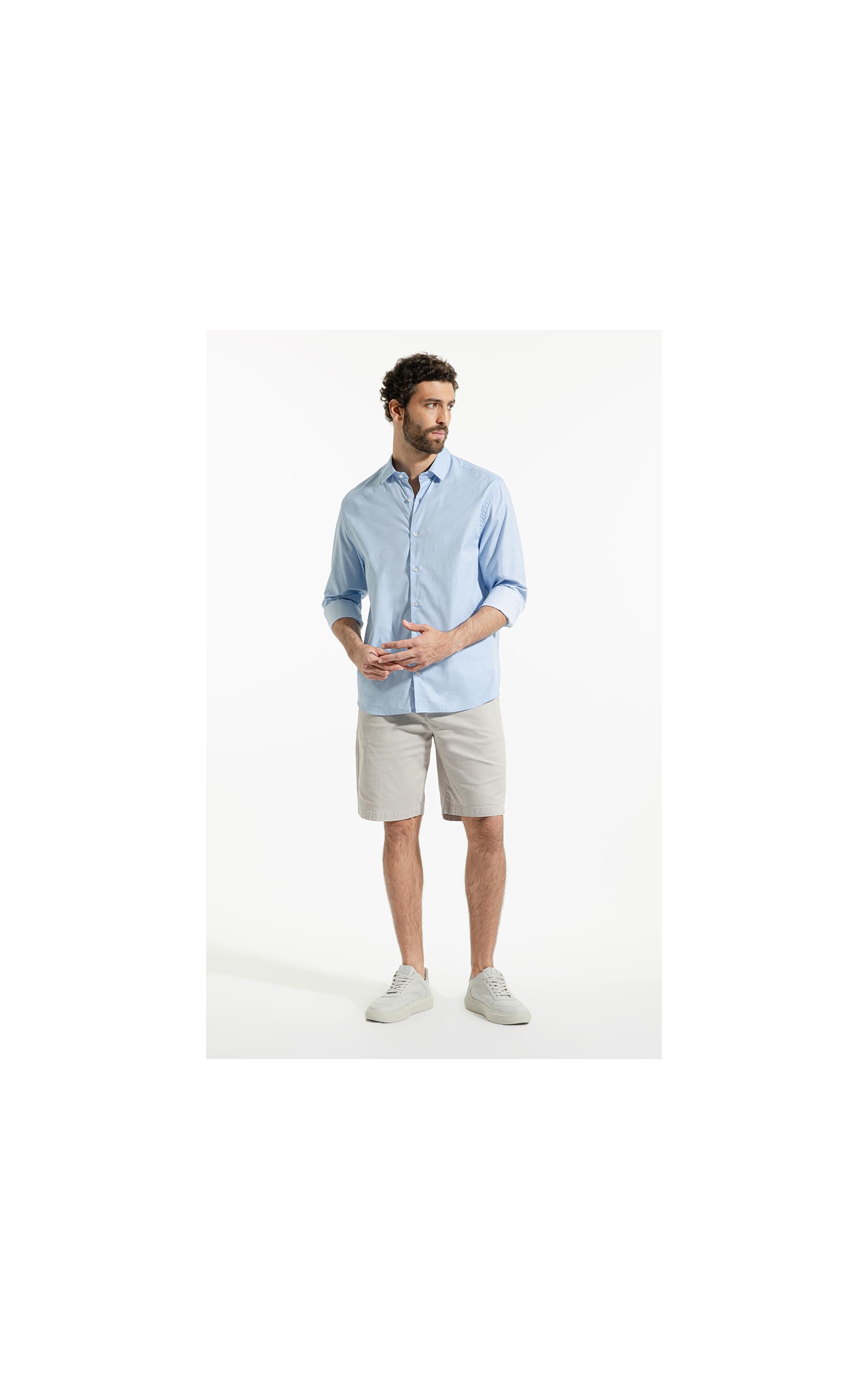 Camisa Ravel Castiglione Classic Shangai Azul Bic