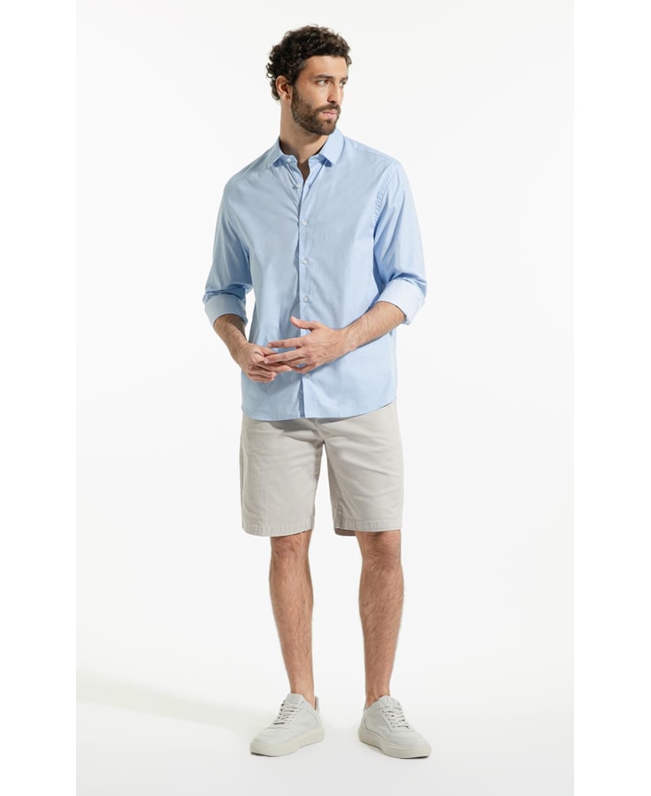 Camisa Ravel Castiglione Classic Shangai Azul Bic