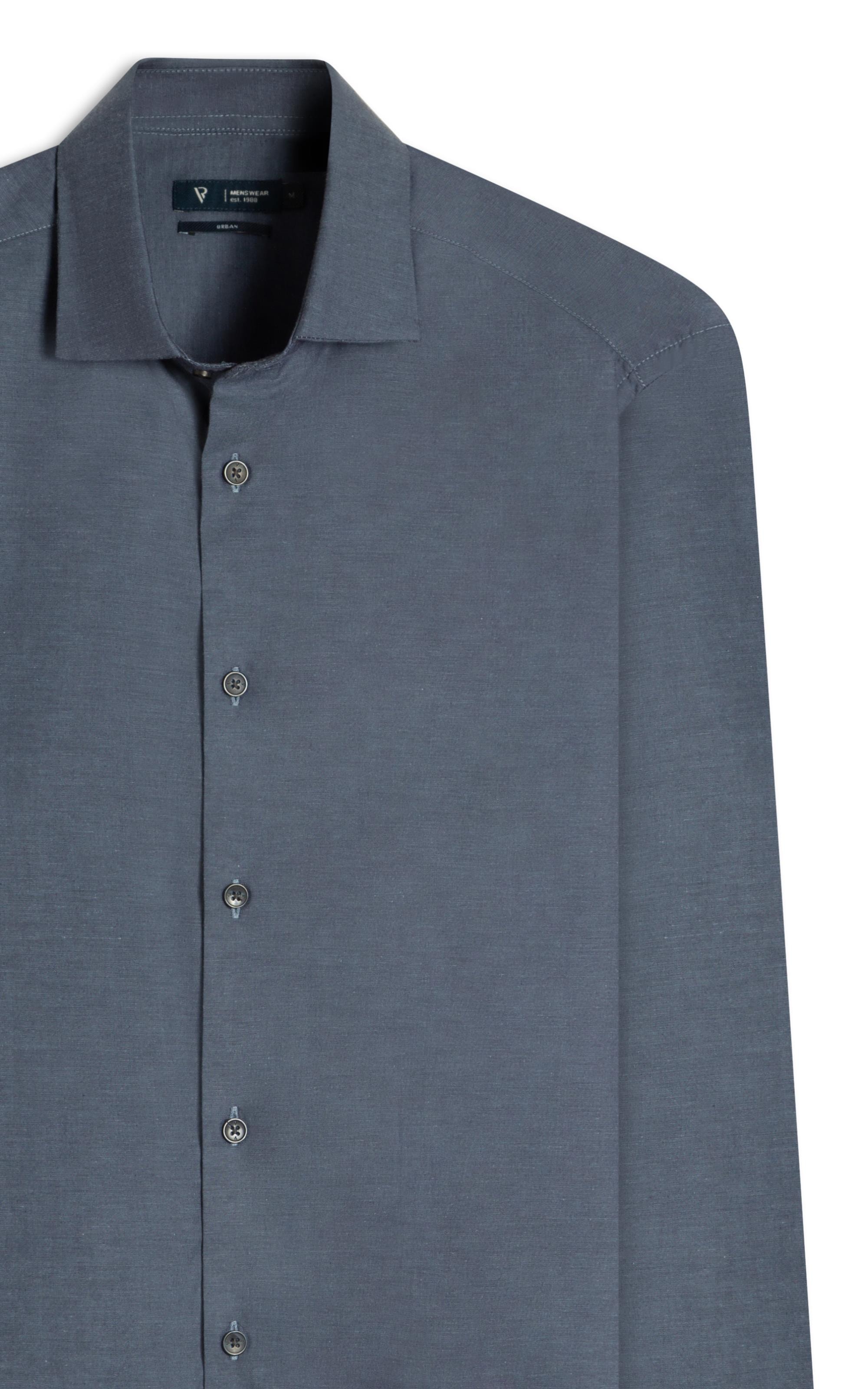 Camisa Ravel Twill Classic New Italian Azul Jeans