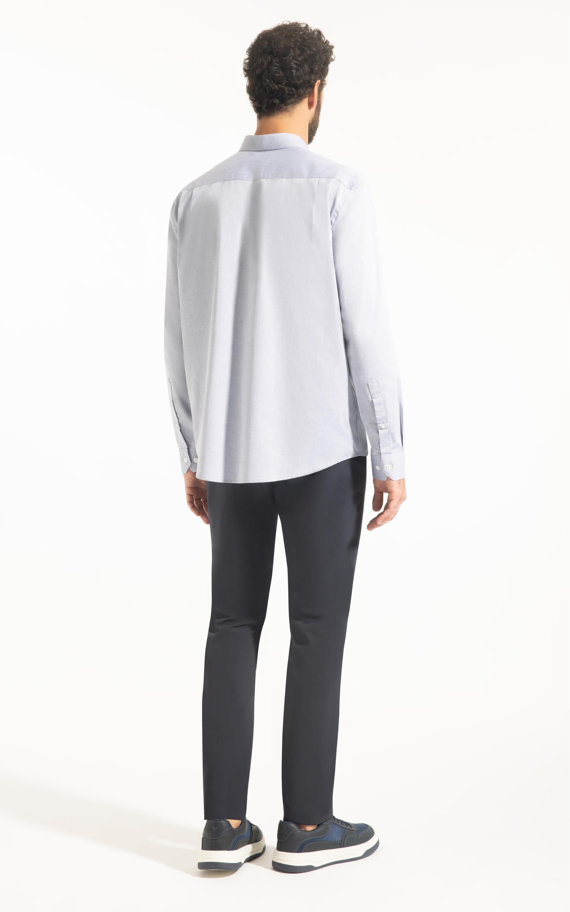 Camisa Ravel Twill Classic New Italian Grafite
