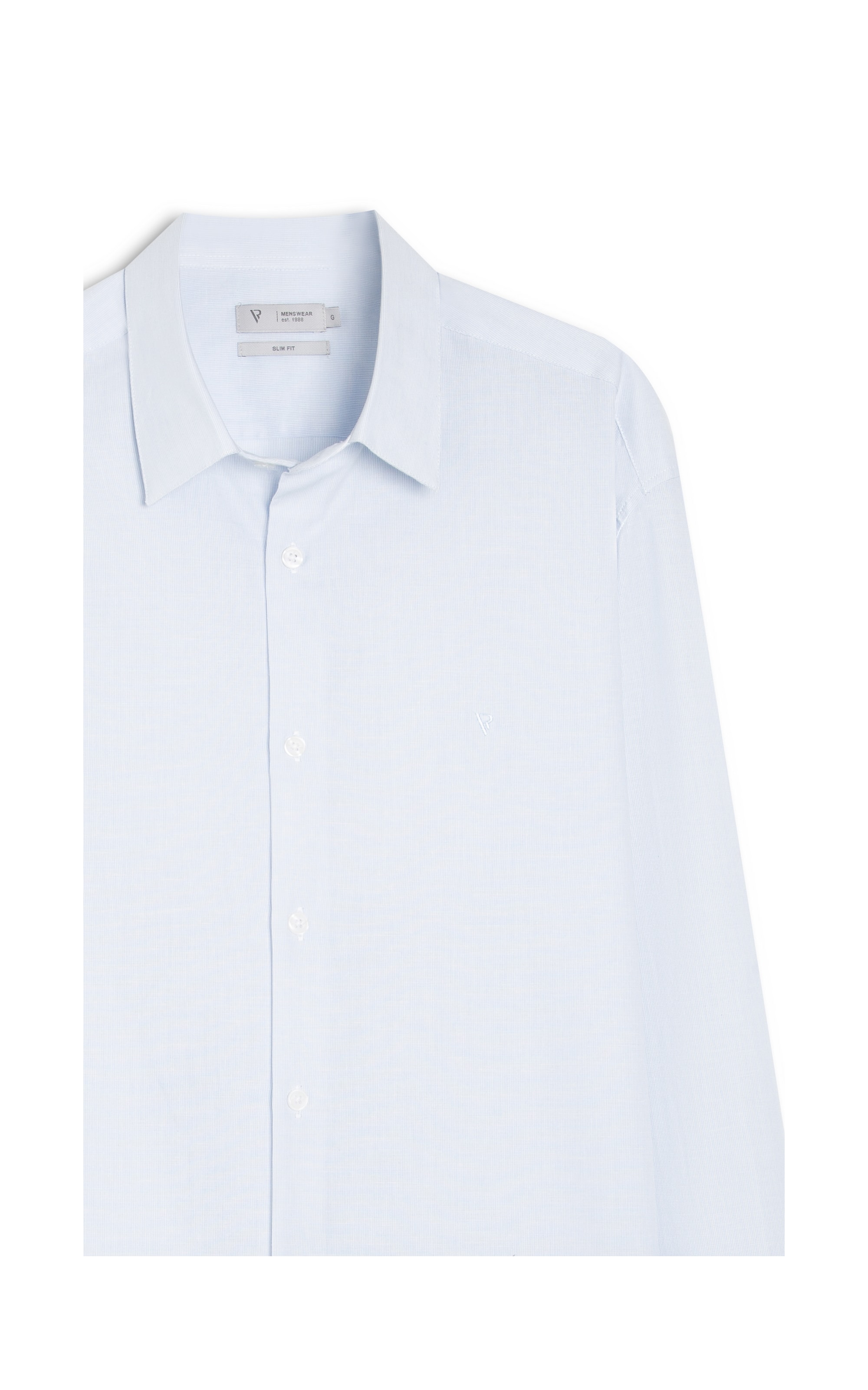 Camisa San Angelo Classic Shangai Ml Azul Claro                              
