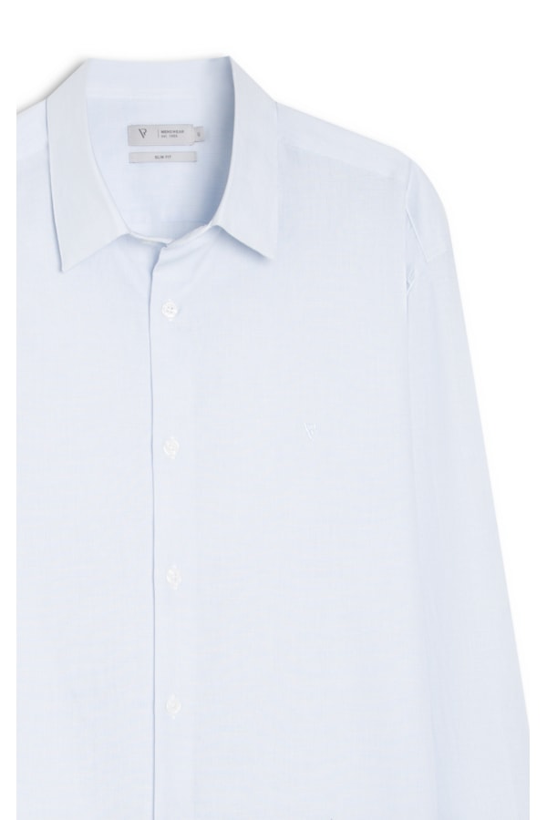 Camisa San Angelo Classic Shangai Ml Azul Claro                              