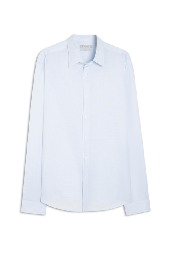 Camisa San Angelo Classic Shangai Ml Azul Claro                              