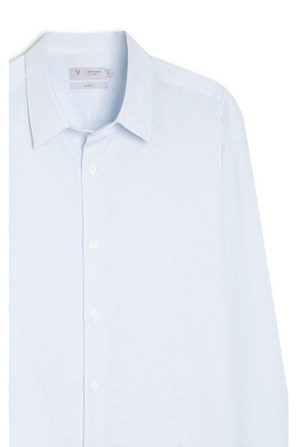 Camisa San Angelo Classic Shangai Ml Azul Claro                              