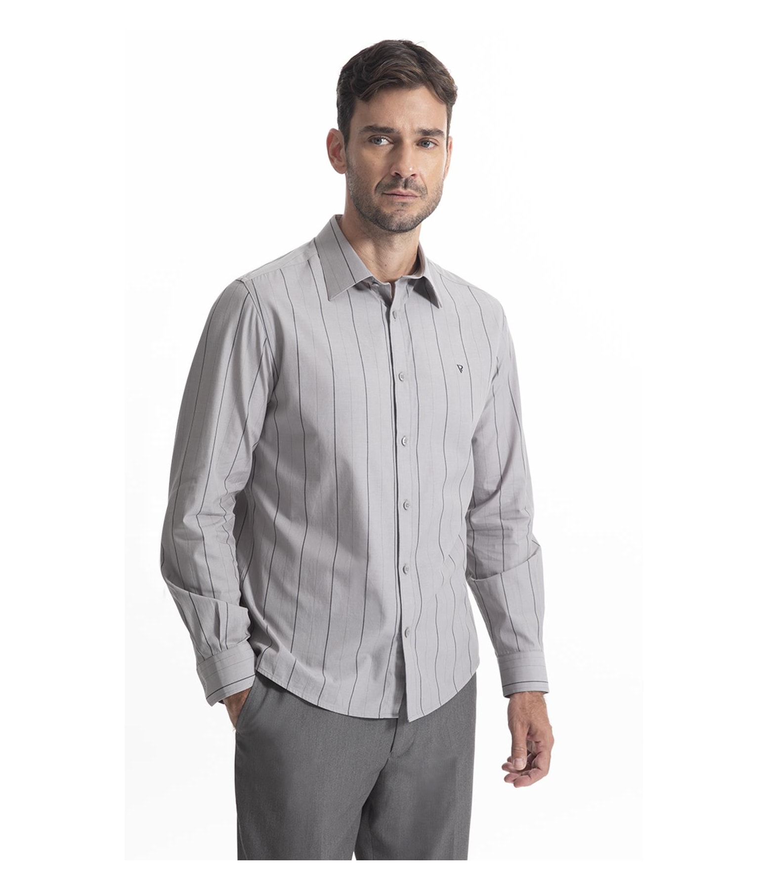 Camisa Savona Chumbo Mescla