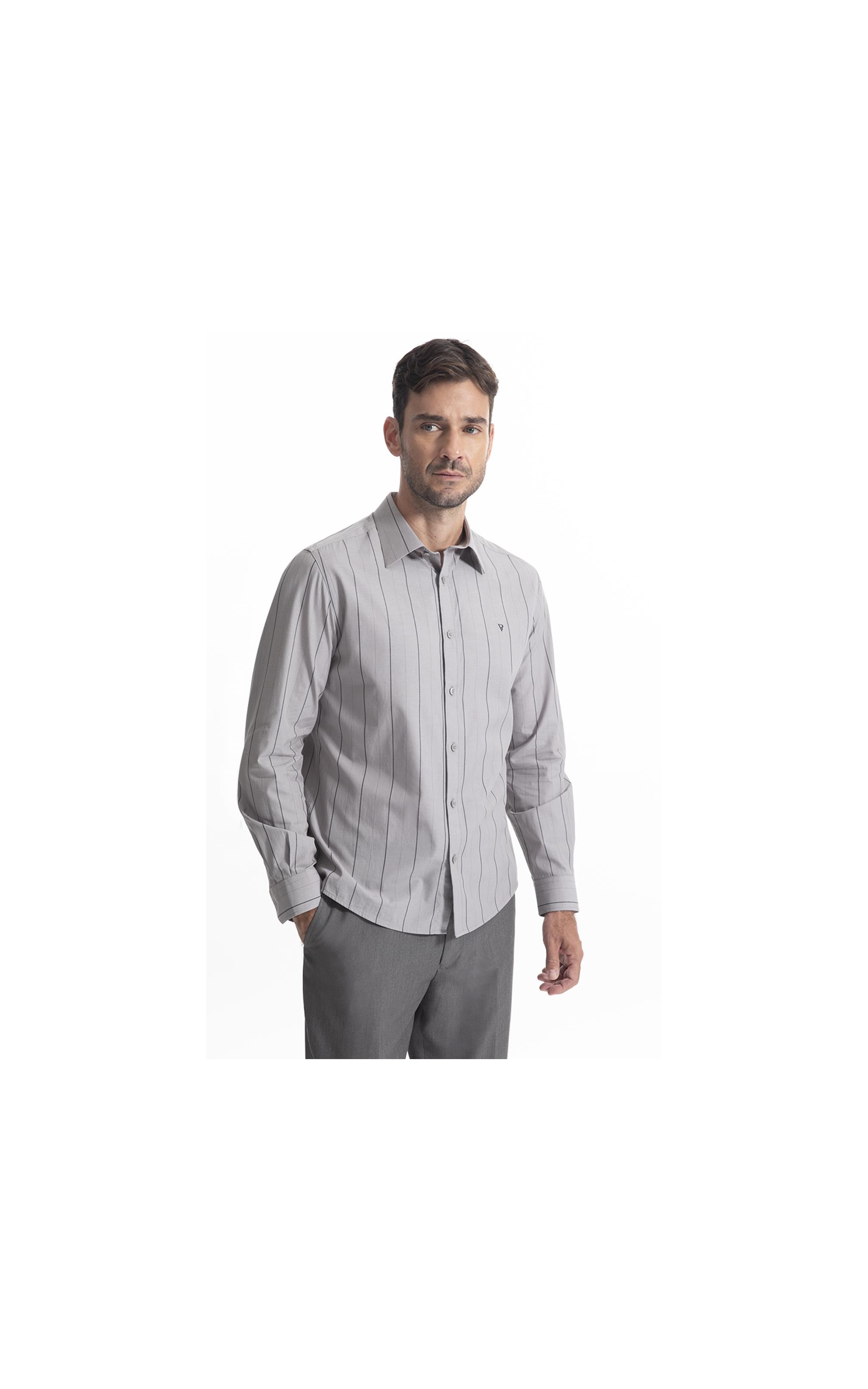 Camisa Savona Chumbo Mescla