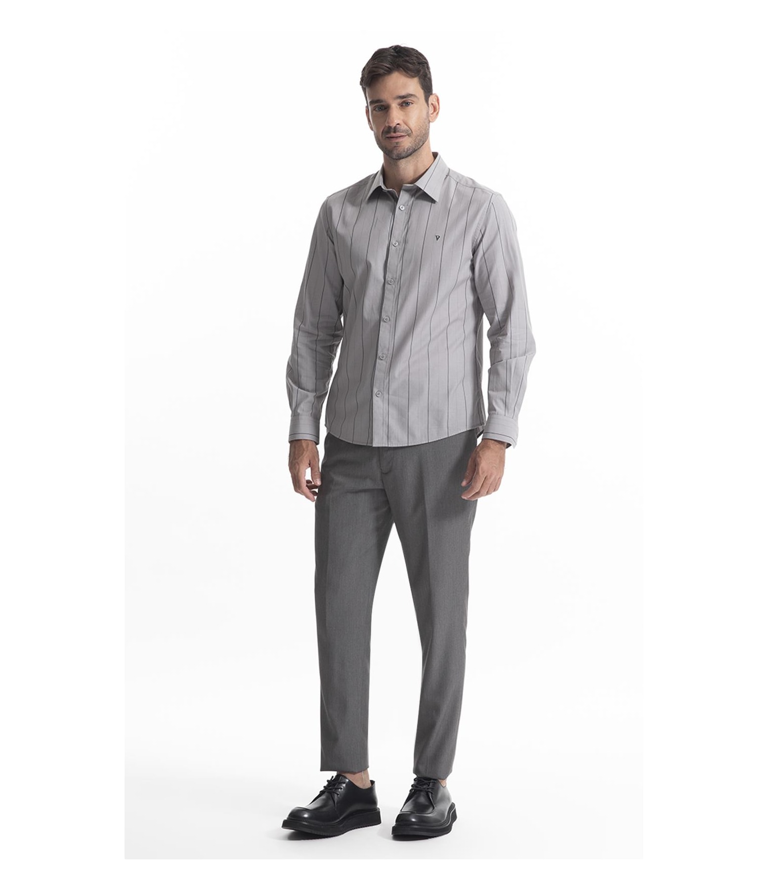 Camisa Savona Chumbo Mescla