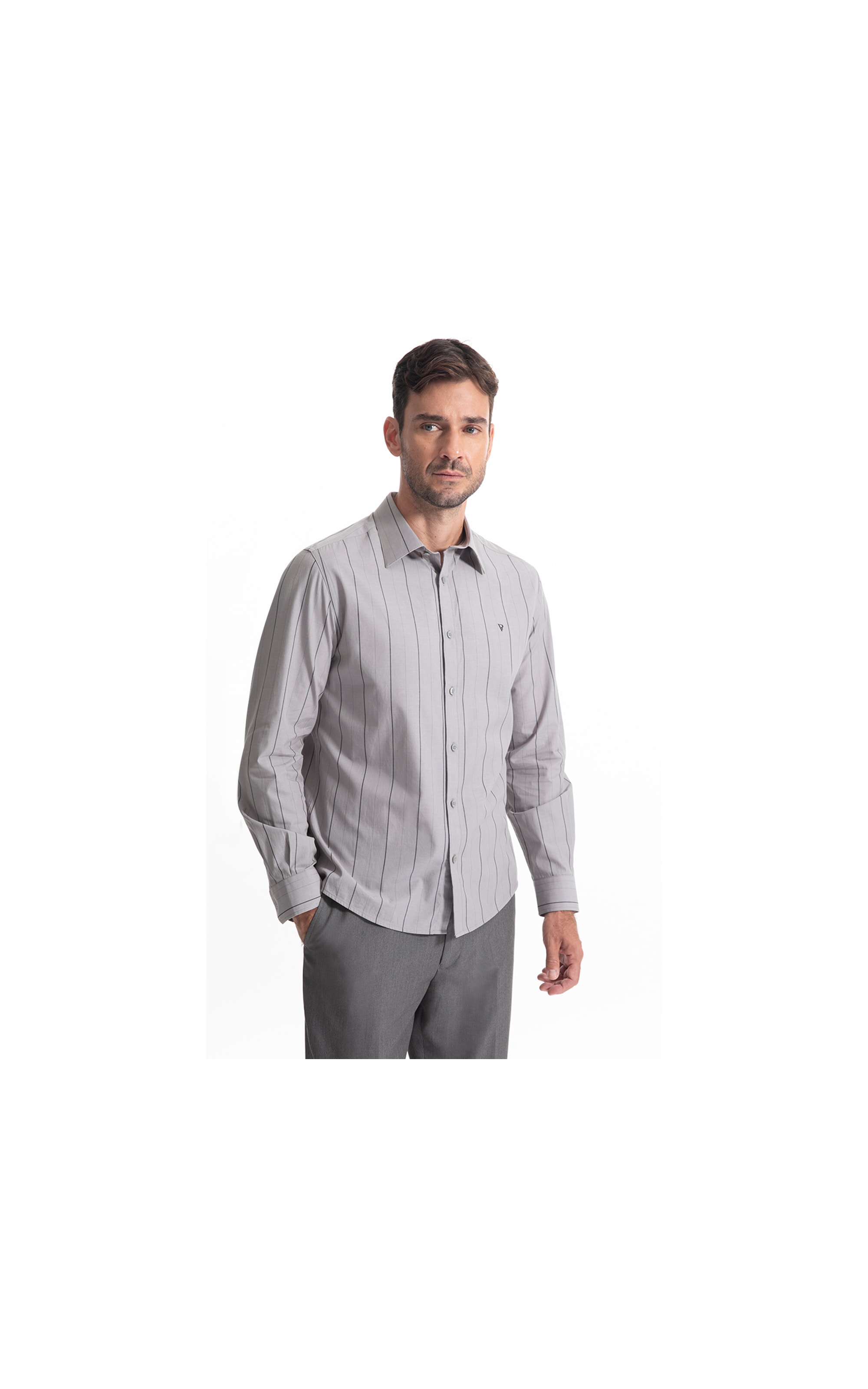 Camisa Savona Chumbo Mescla