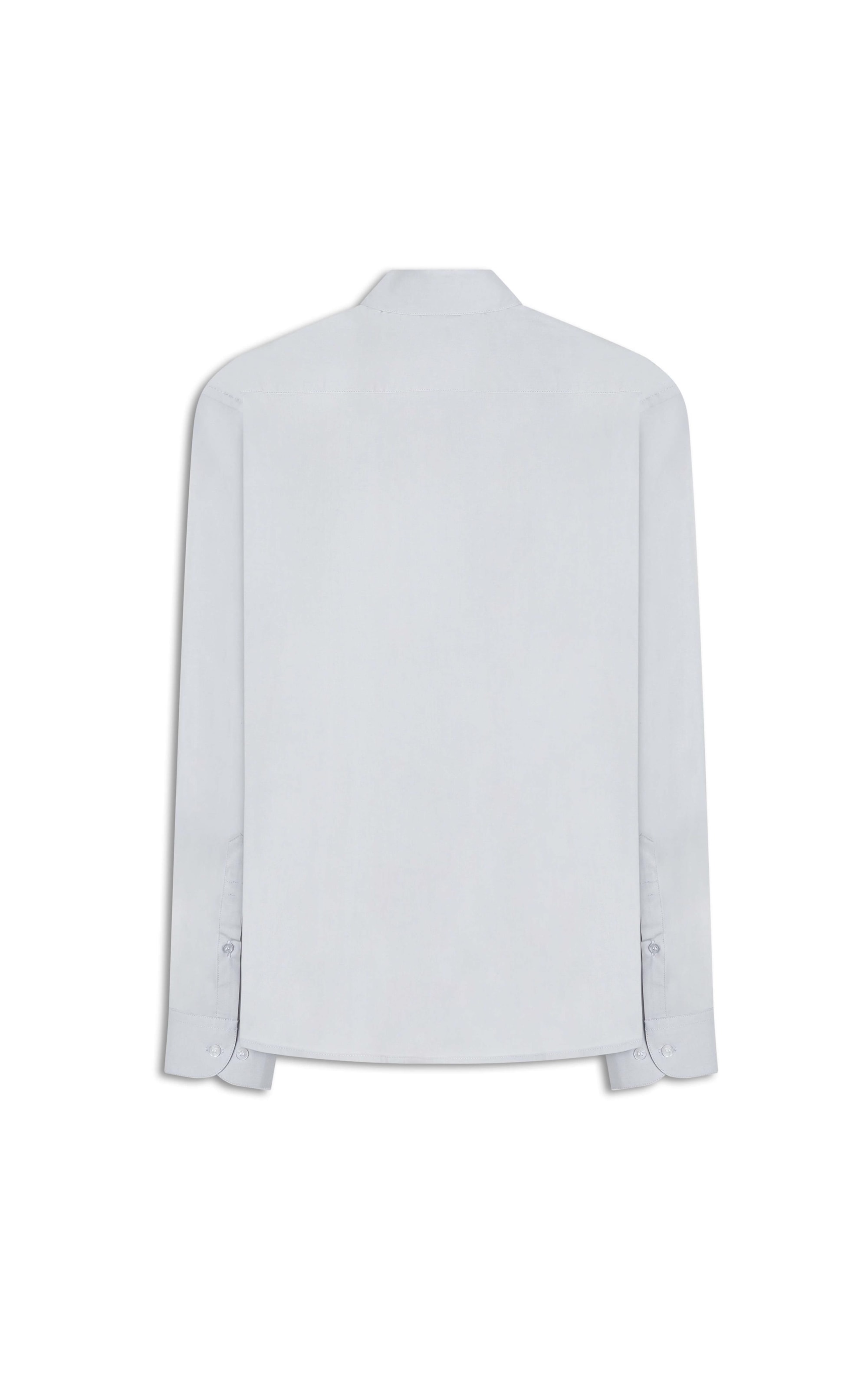 Camisa Slim Anatomic Cinza Claro
