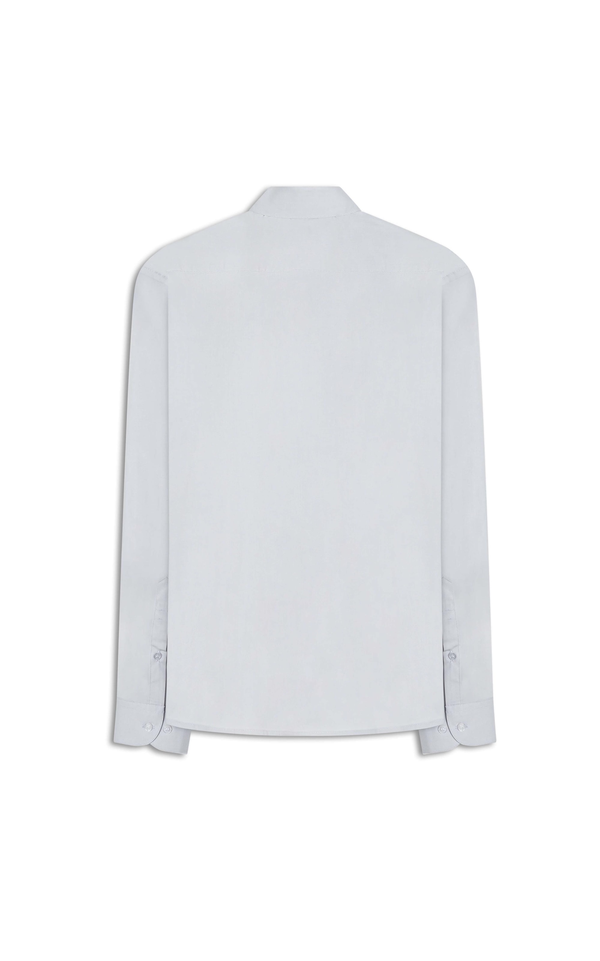 Camisa Slim Anatomic Cinza Claro