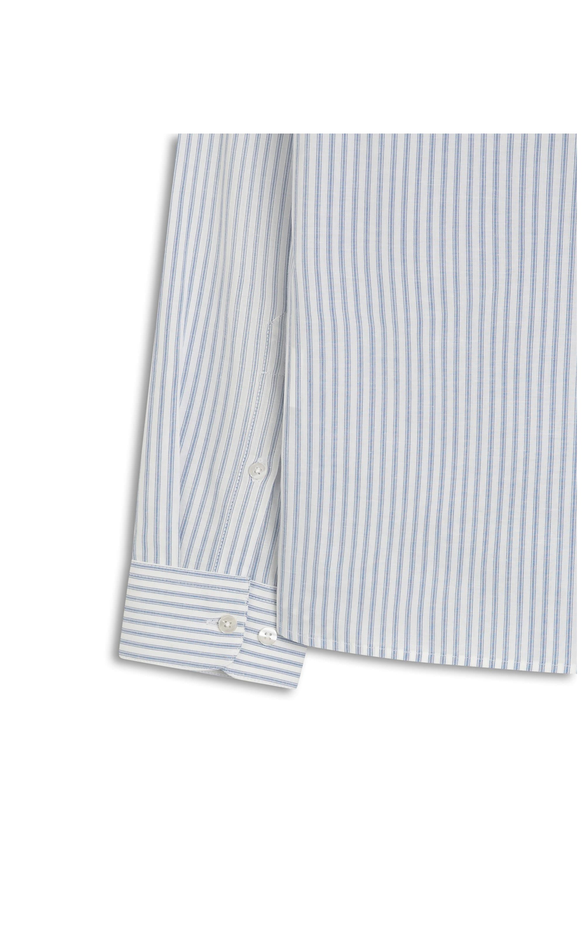 Camisa Slim Foligno Azul Jeans
