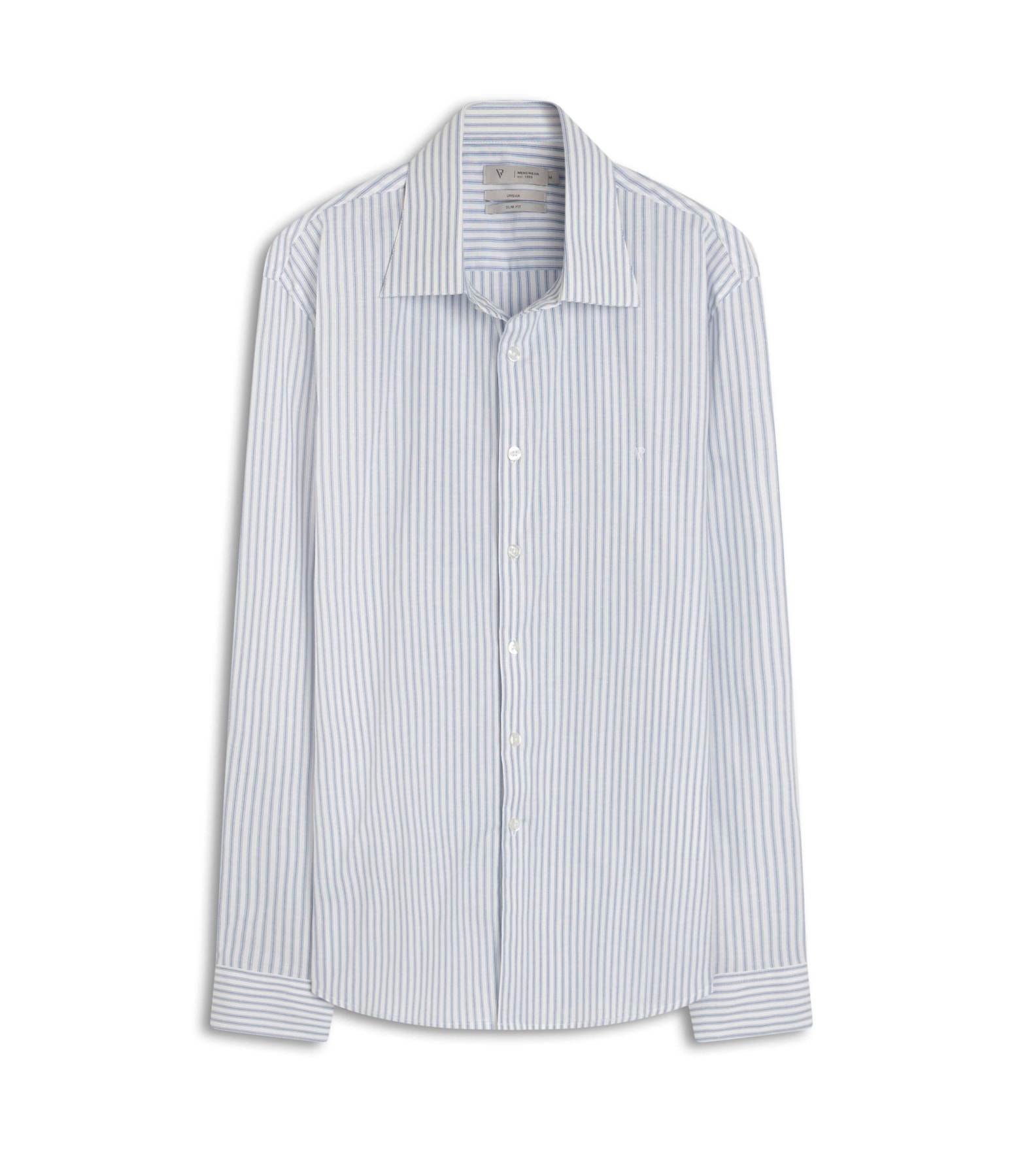 Camisa Slim Foligno Azul Jeans
