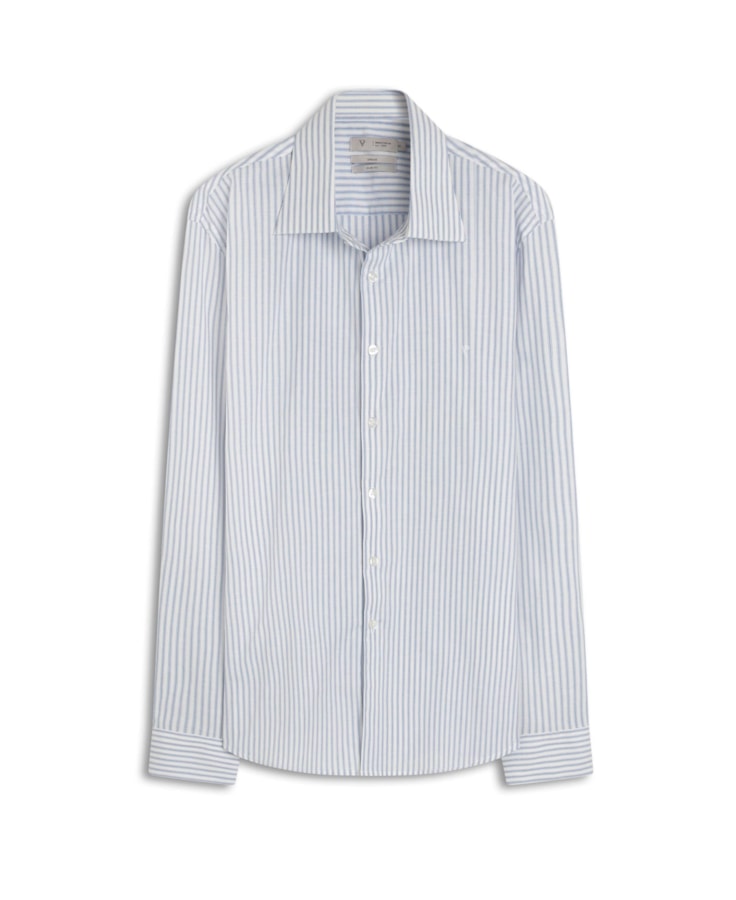 Camisa Slim Foligno Azul Jeans
