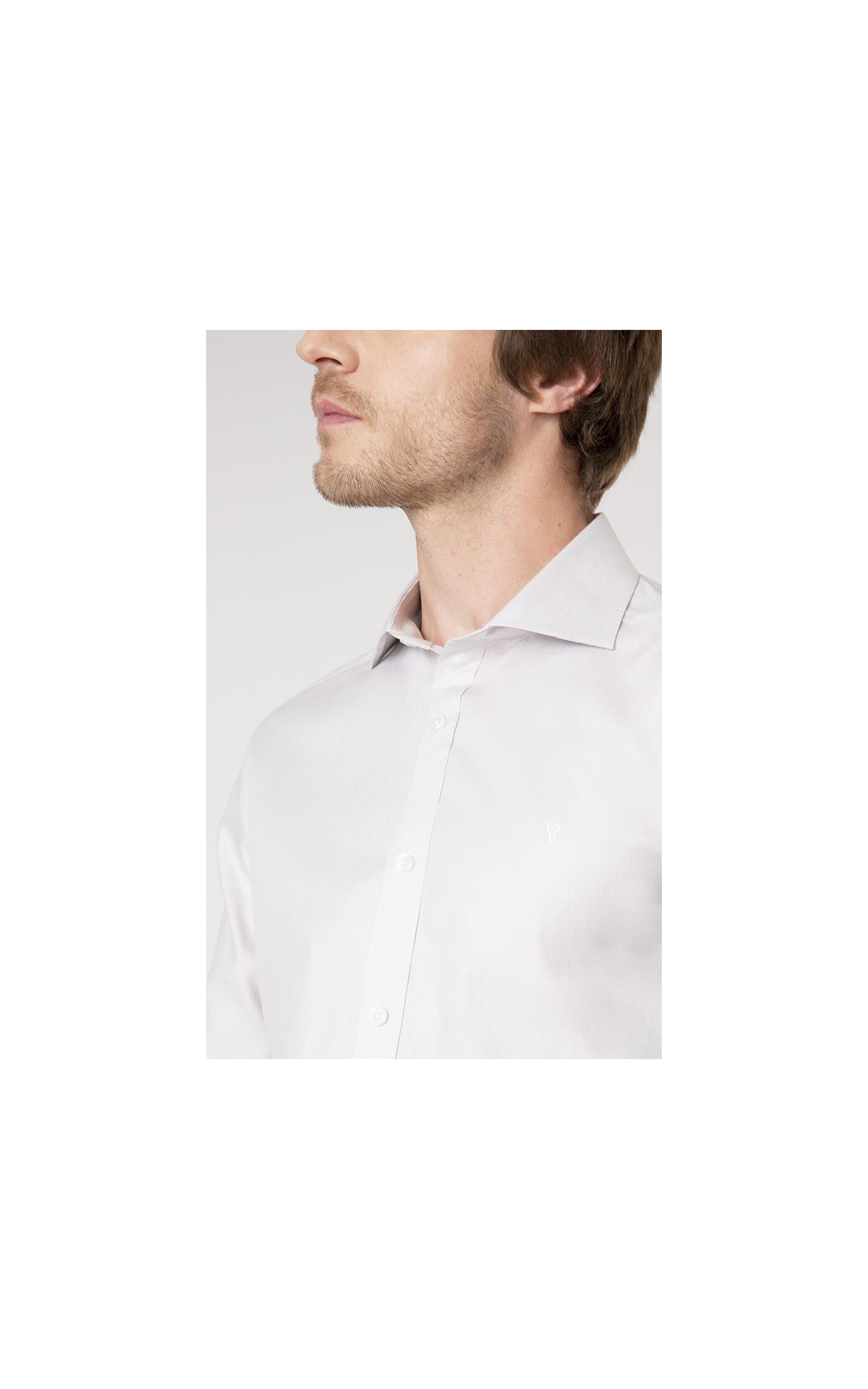 Camisa Sorano Italian Cinza Claro