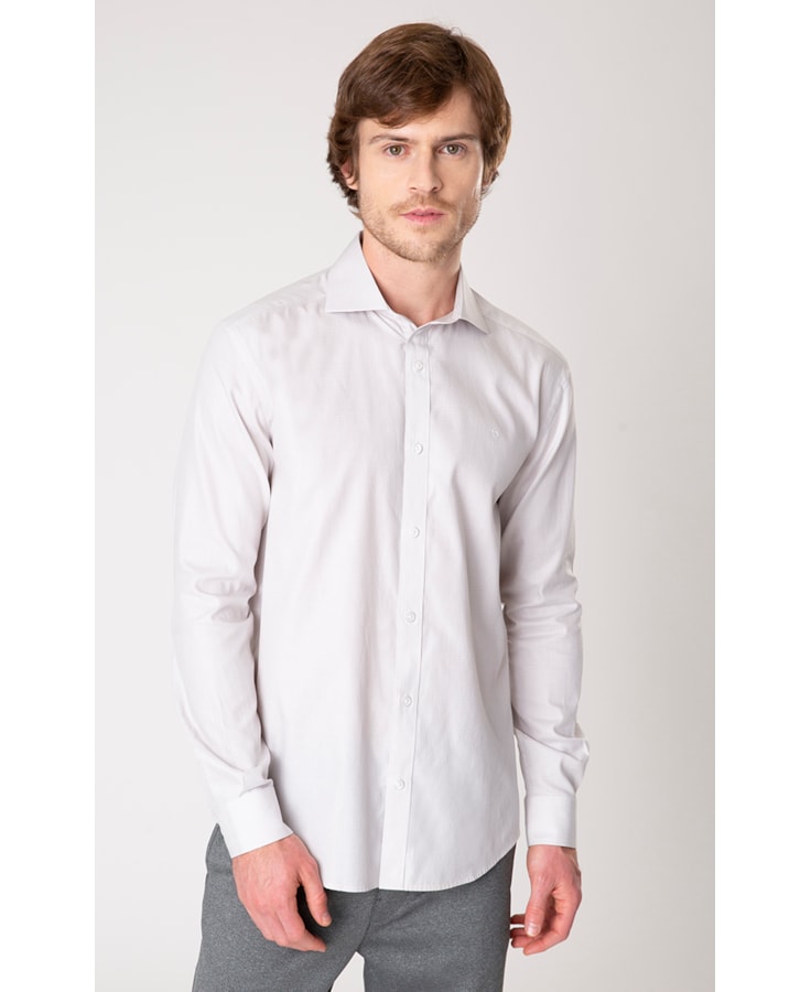 Camisa Sorano Italian Cinza Claro