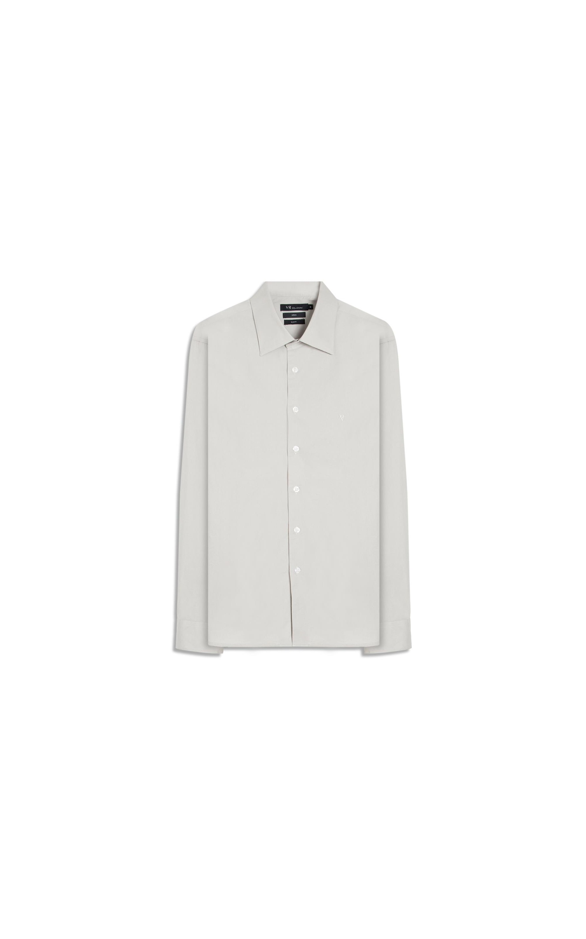 Camisa Stretch Andria Cinza Claro