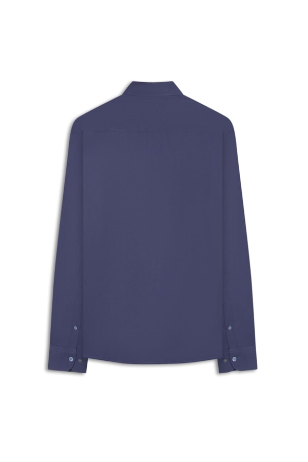 Camisa Stretch Slim Dark Navy