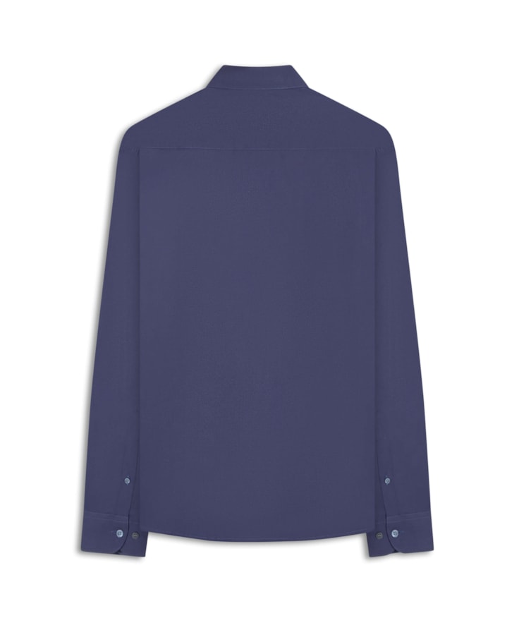 Camisa Stretch Slim Dark Navy