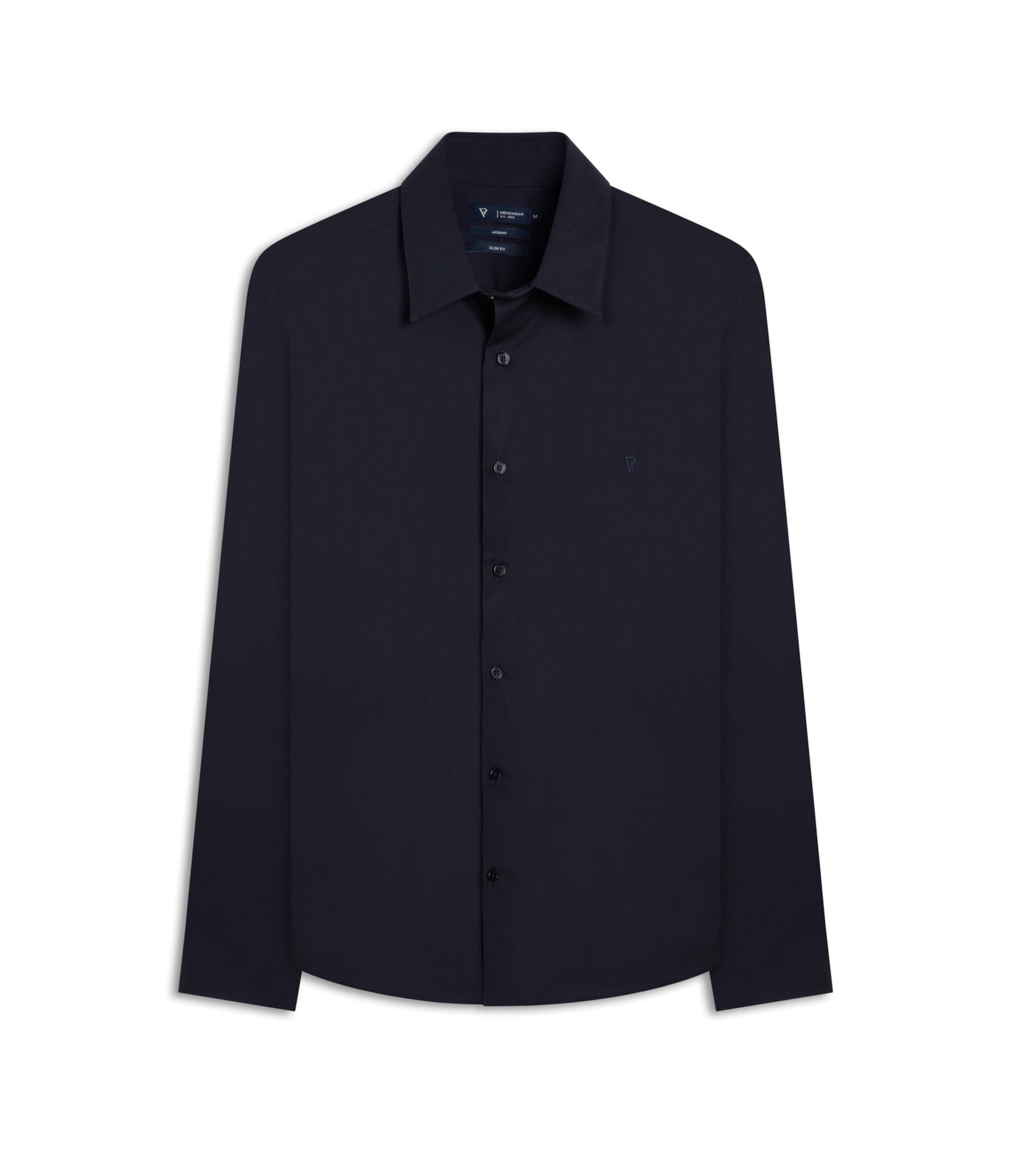 Camisa Stretch Slim Irish Dark Navy