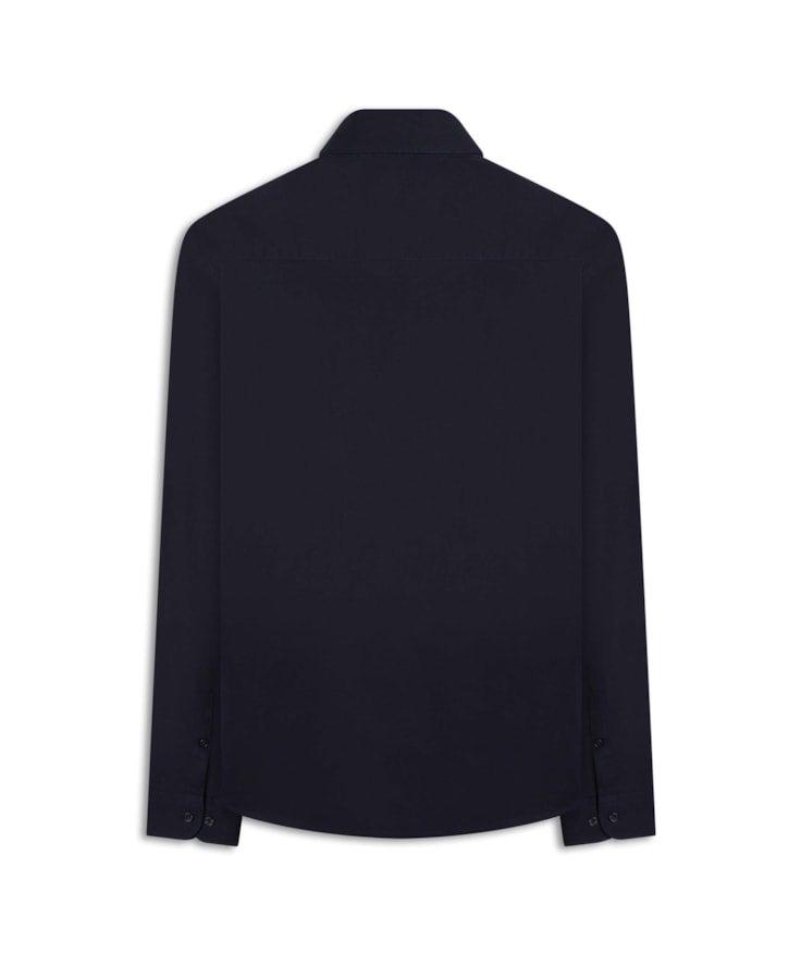 Camisa Stretch Slim Irish Dark Navy