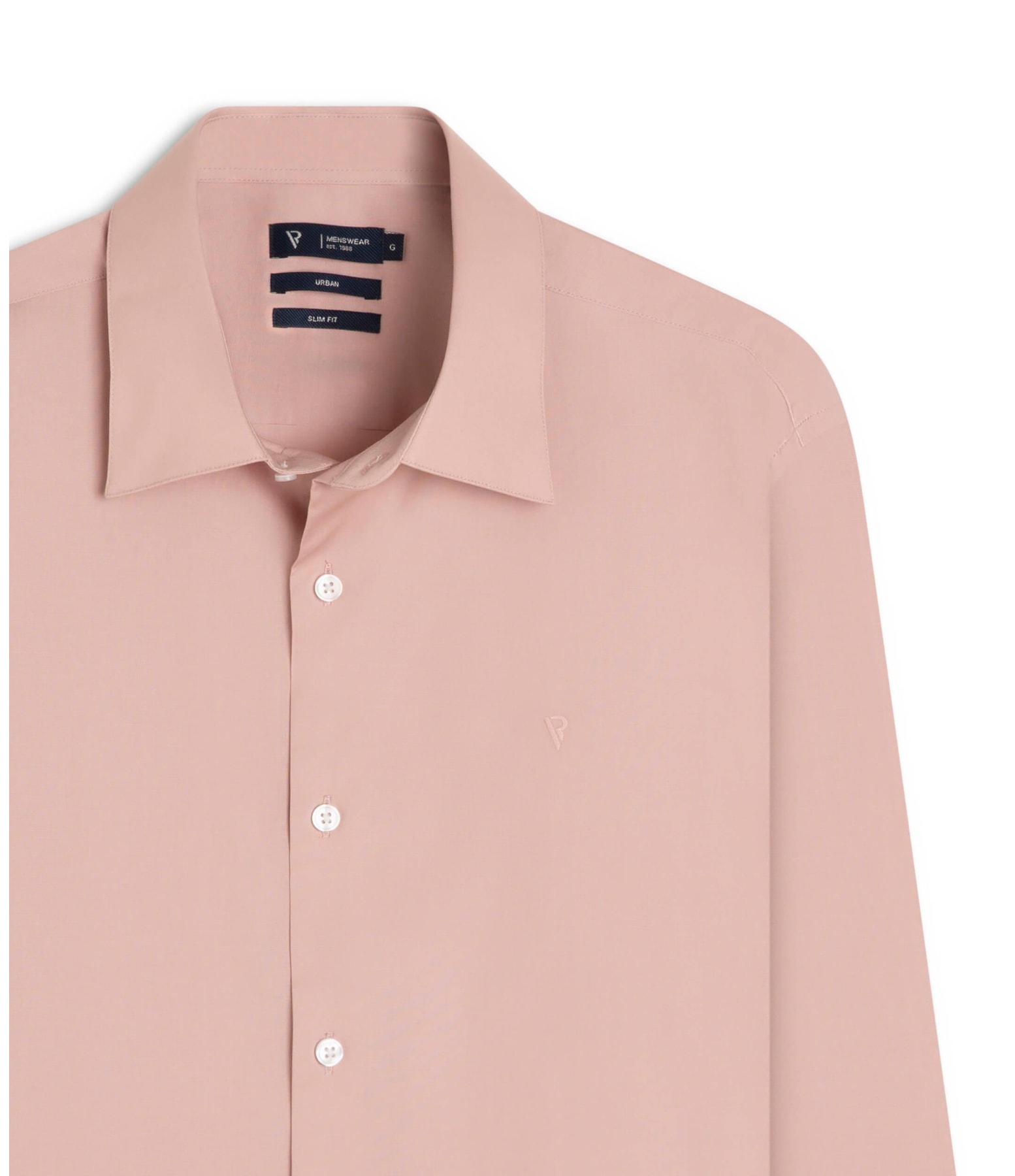 Camisa Stretch Slim Irish Rosa Velho