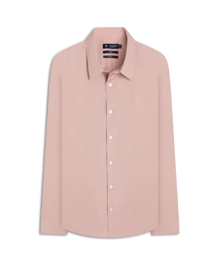 Camisa Stretch Slim Irish Rosa