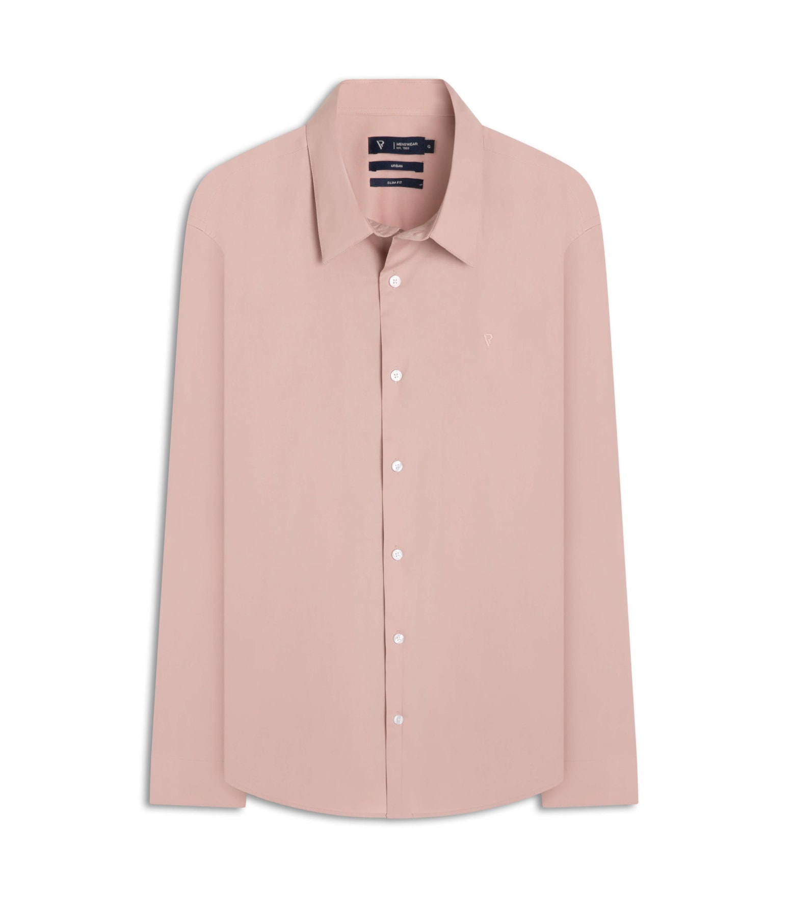 Camisa Stretch Slim Irish Rosa Velho