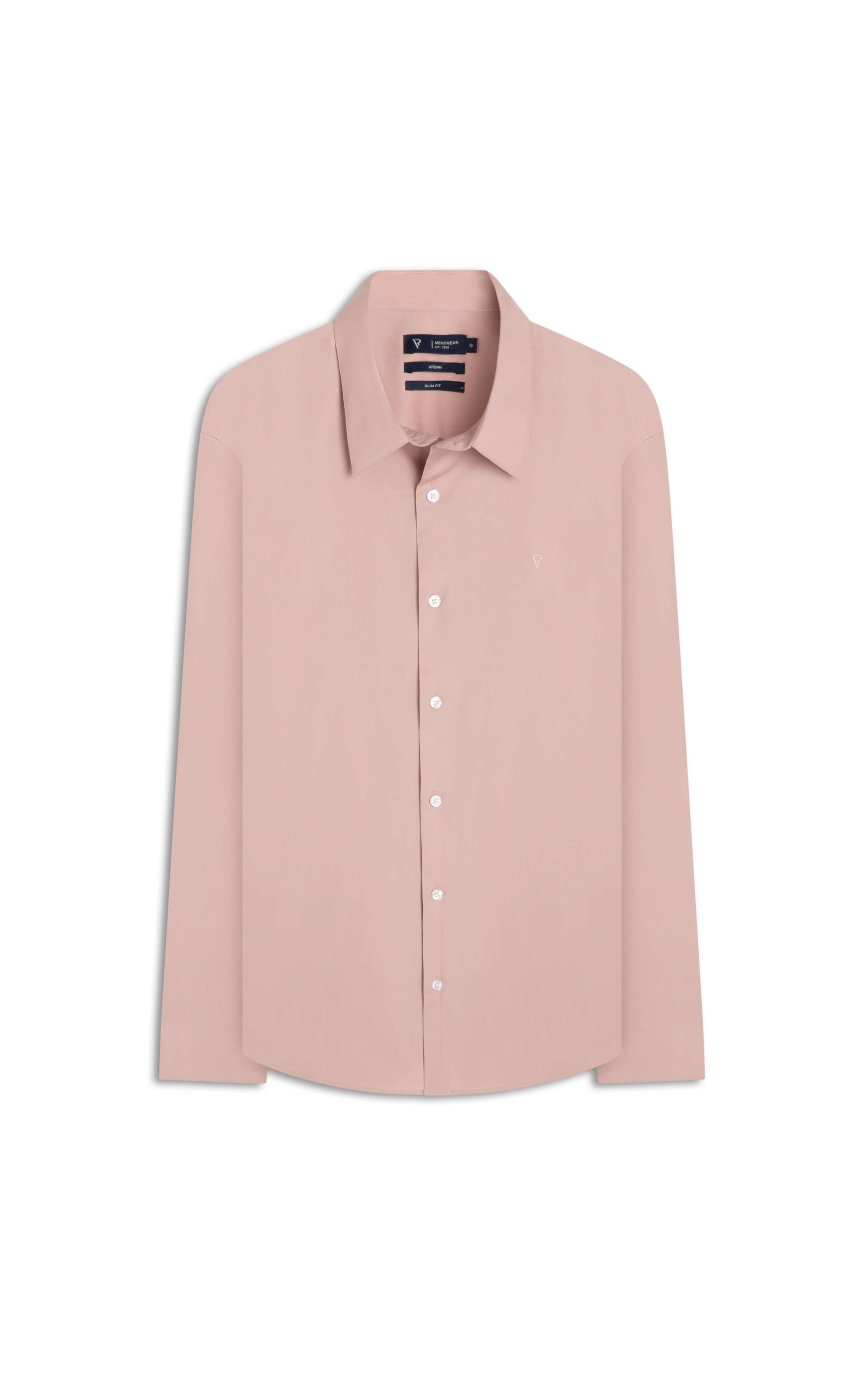 Camisa Stretch Slim Irish Rosa Velho