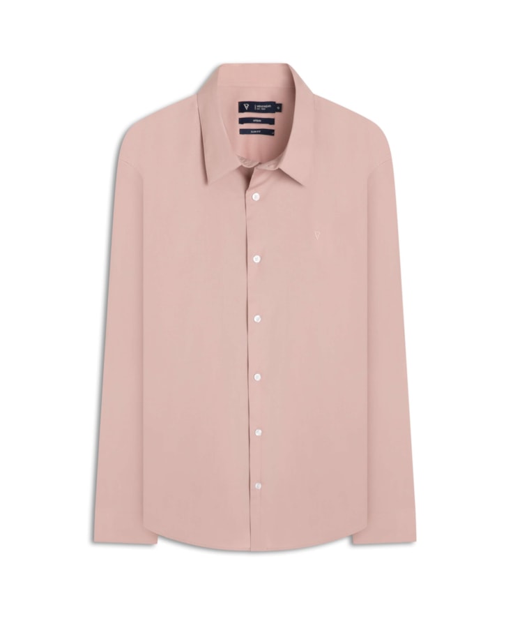 Camisa Stretch Slim Irish Rosa