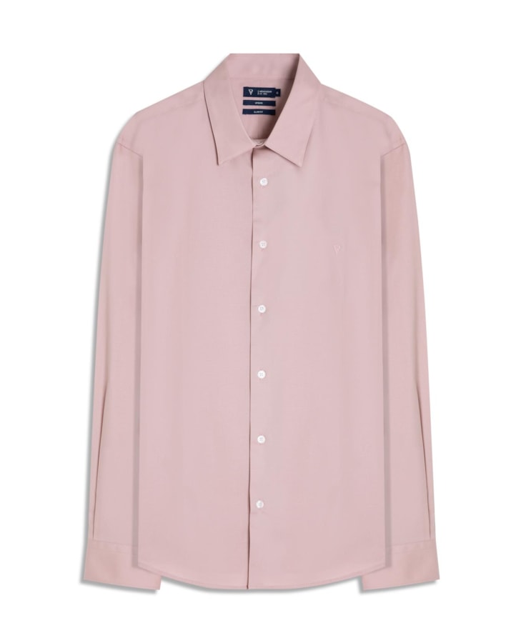 Camisa Stretch Slim Irish Rosa Velho