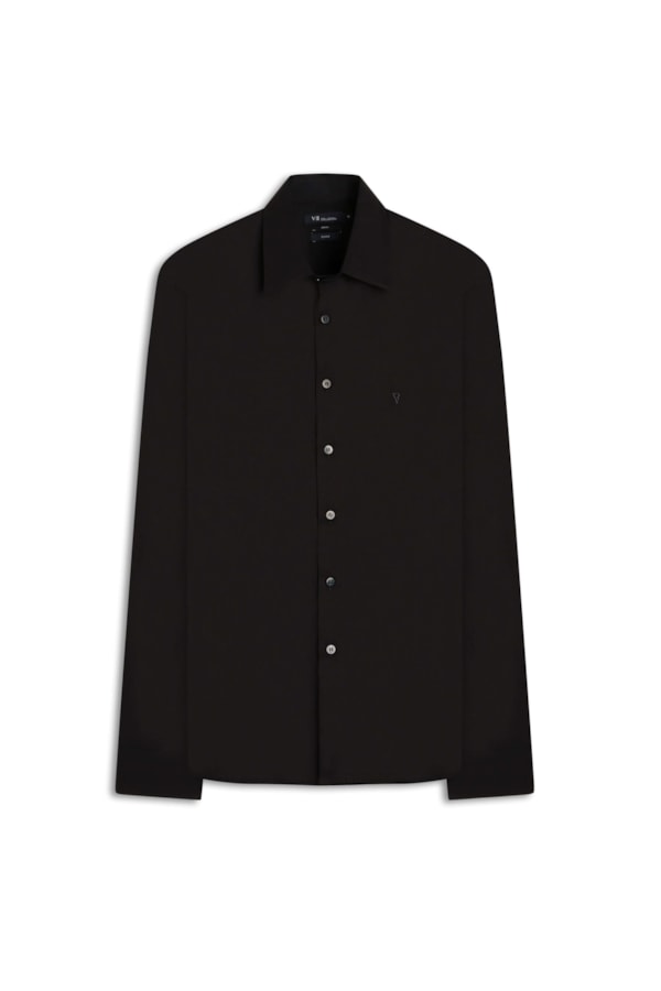 Camisa Stretch Slim Preto