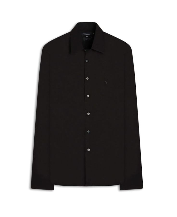 Camisa Stretch Slim Preto