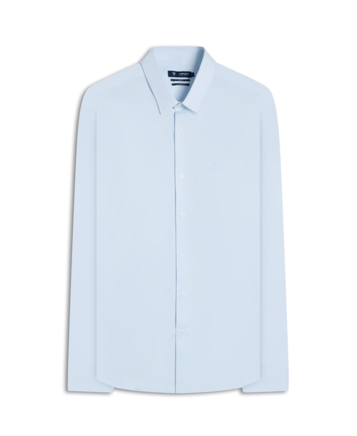 Camisa Stretch Slim Shangai Xp Azul Claro