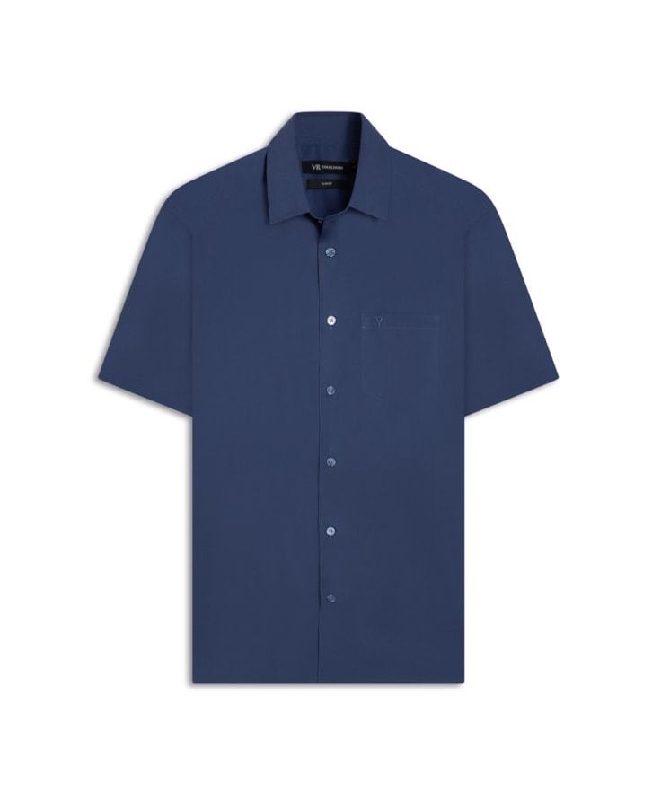 Camisa Stretch Surf Azul Jeans
