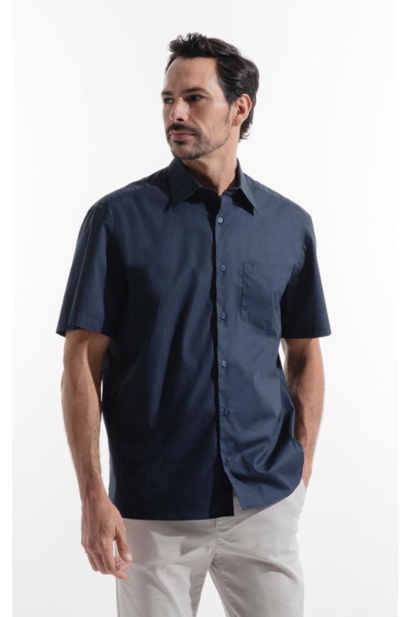 Camisa Stretch Surf Dark Navy