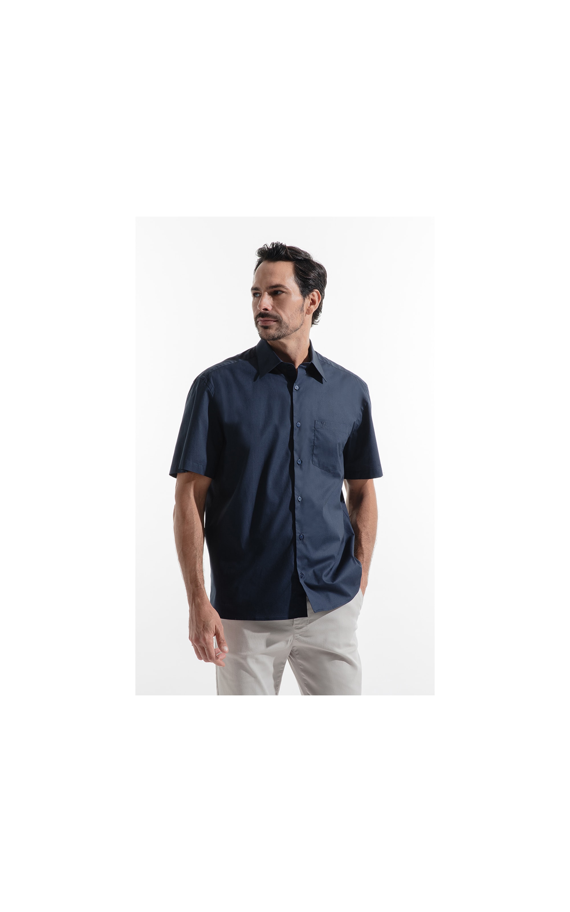 Camisa Stretch Surf Dark Navy