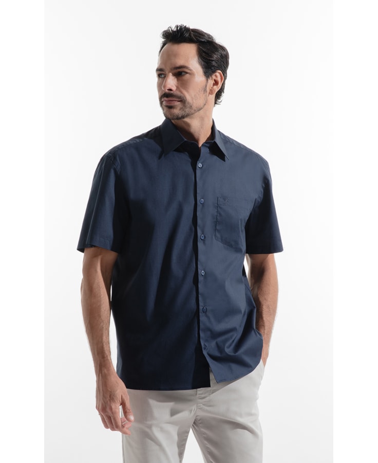 Camisa Stretch Surf Dark Navy