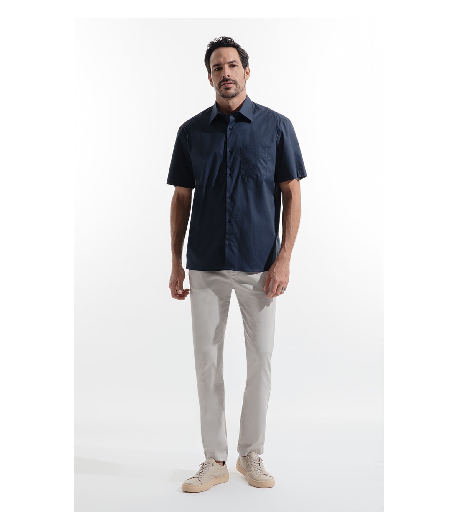 Camisa Stretch Surf Dark Navy