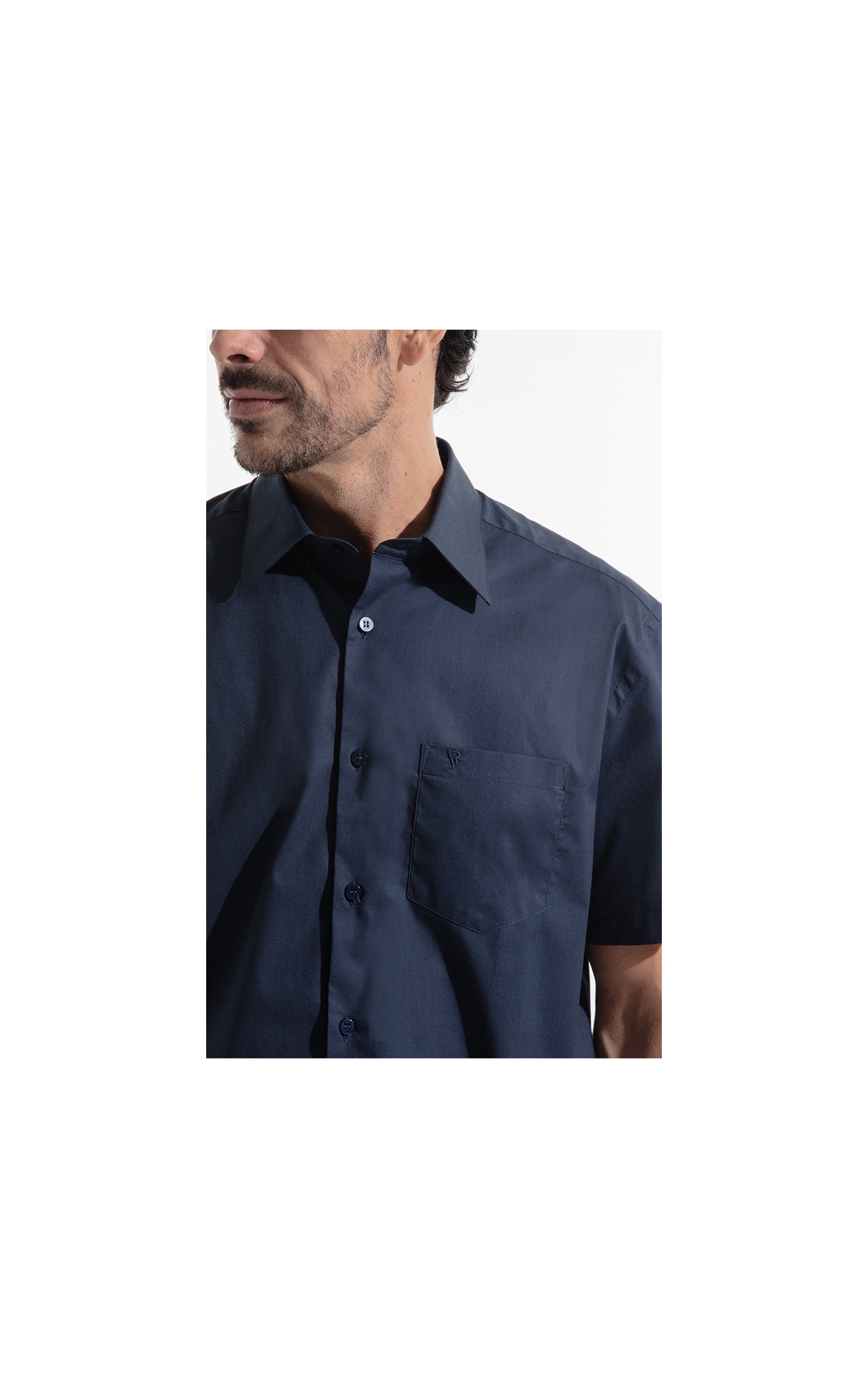 Camisa Stretch Surf Dark Navy