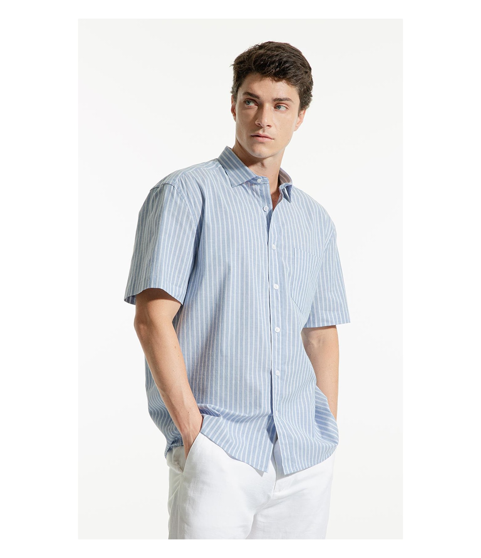 Camisa Surf Irish Azul Jeans