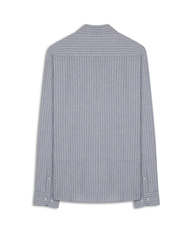 Camisa Taranto Slim Azul Seco