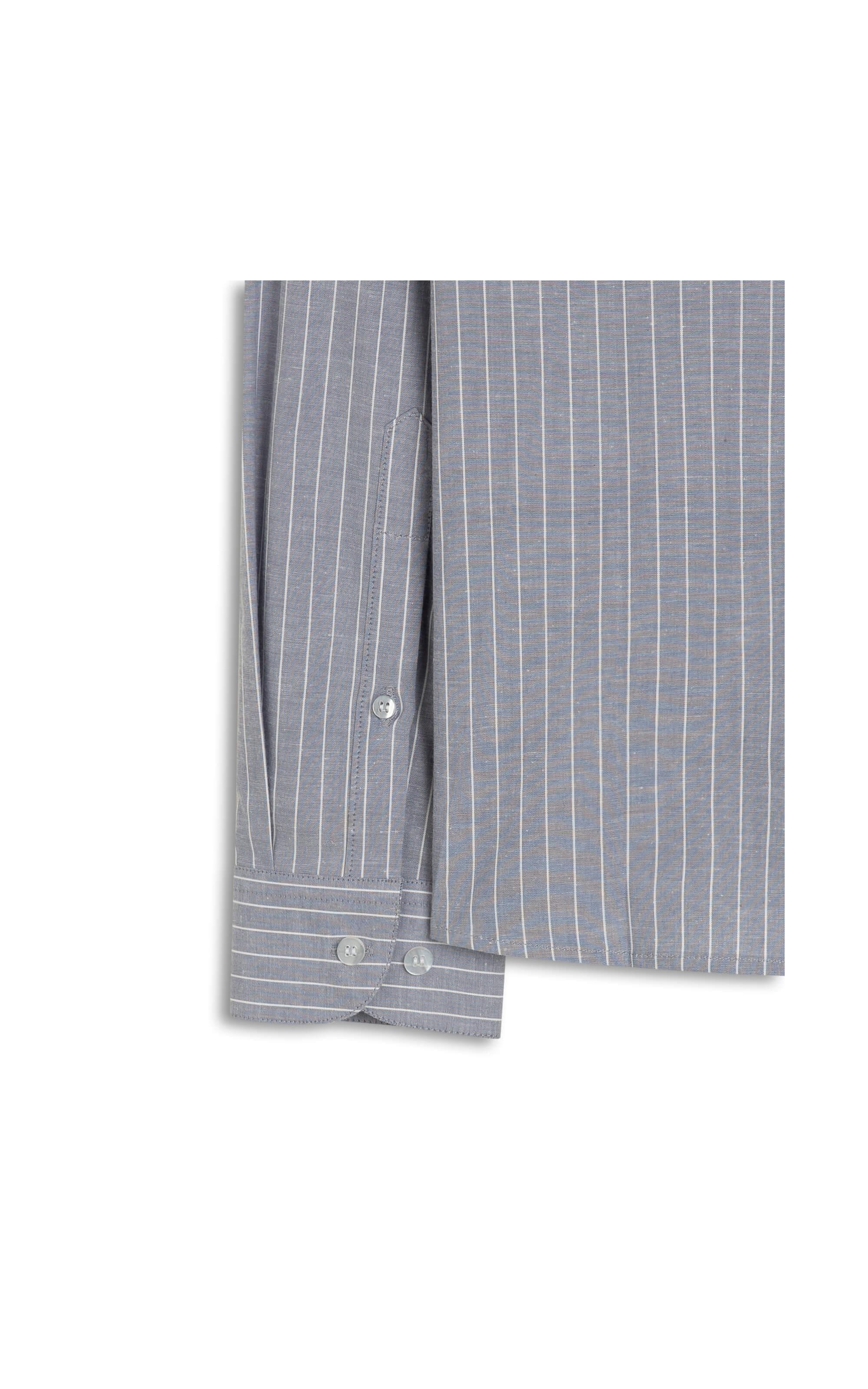 Camisa Taranto Slim Azul Seco