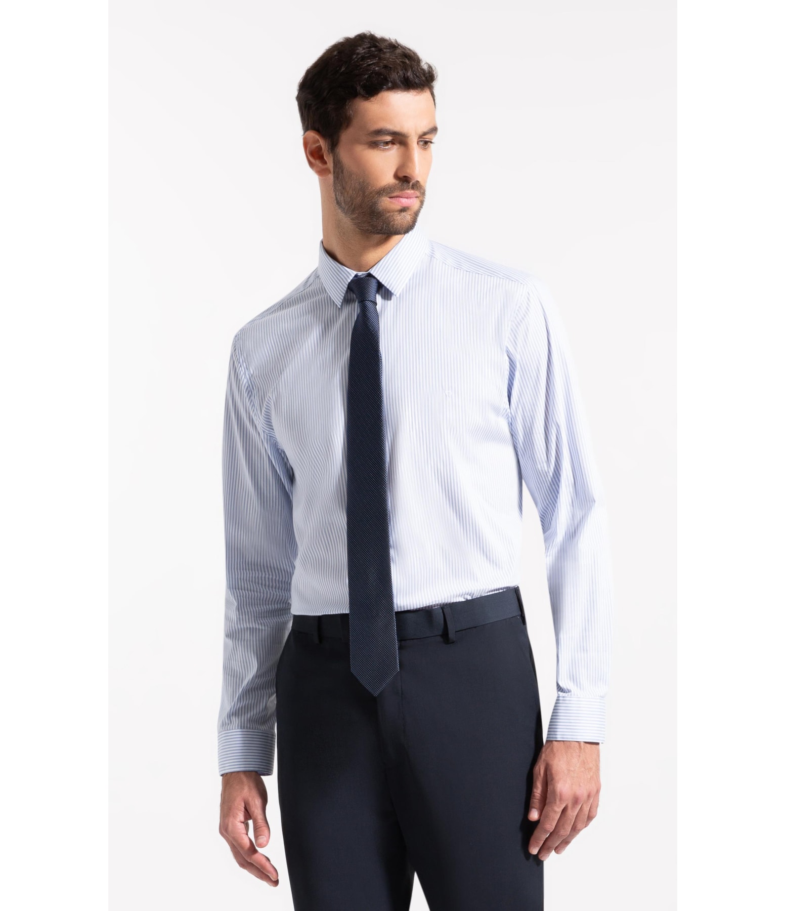 Camisa Tch Bld Crytal Slim Shan Azul Pervante