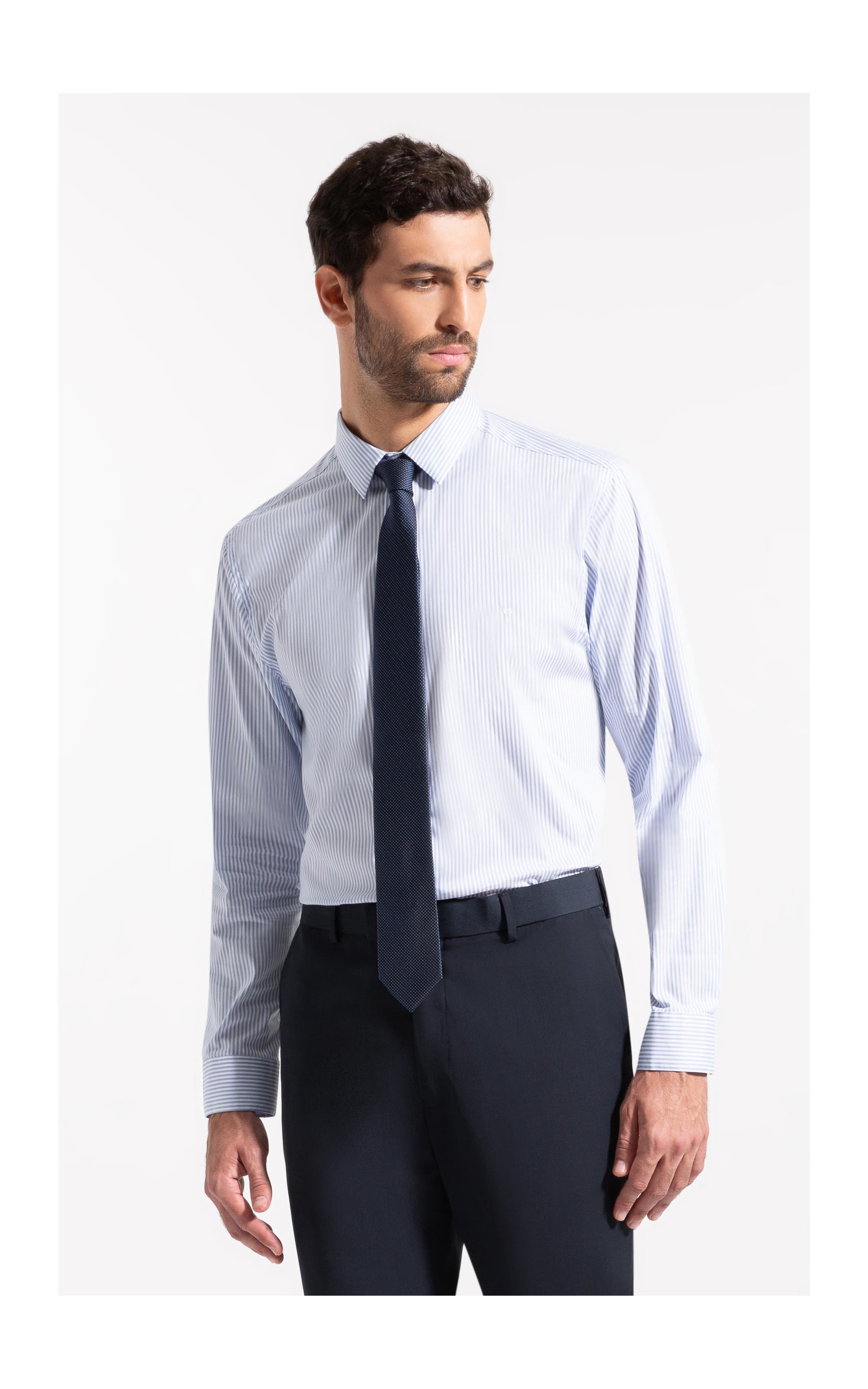 Camisa Tch Bld Crytal Slim Shan Azul Pervante