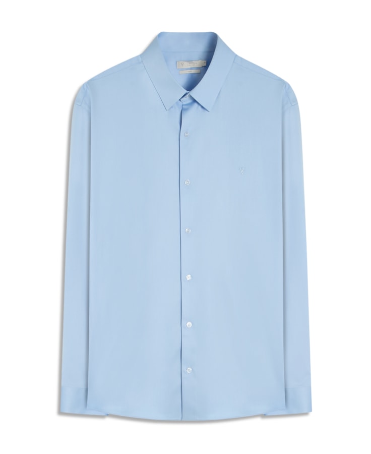 Camisa Tech Bamboo Classic St Fusioned Ml Azul Claro
