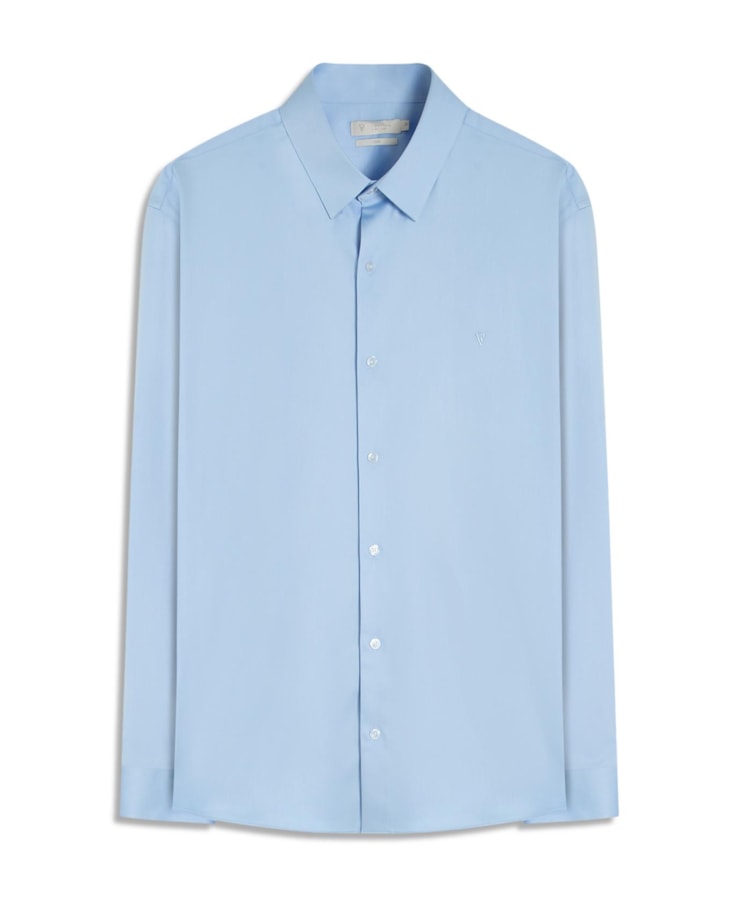 Camisa Tech Bamboo Classic St Fusioned Ml Azul Claro