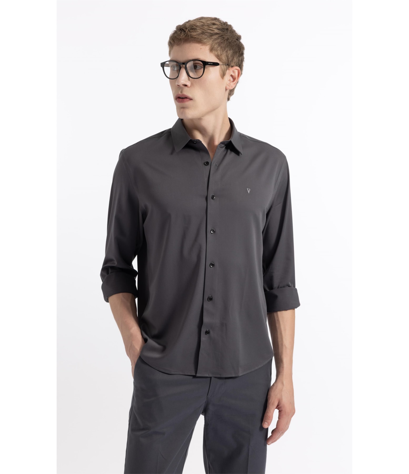 Camisa Tech Bamboo Classic St Fusioned Ml Plumbo