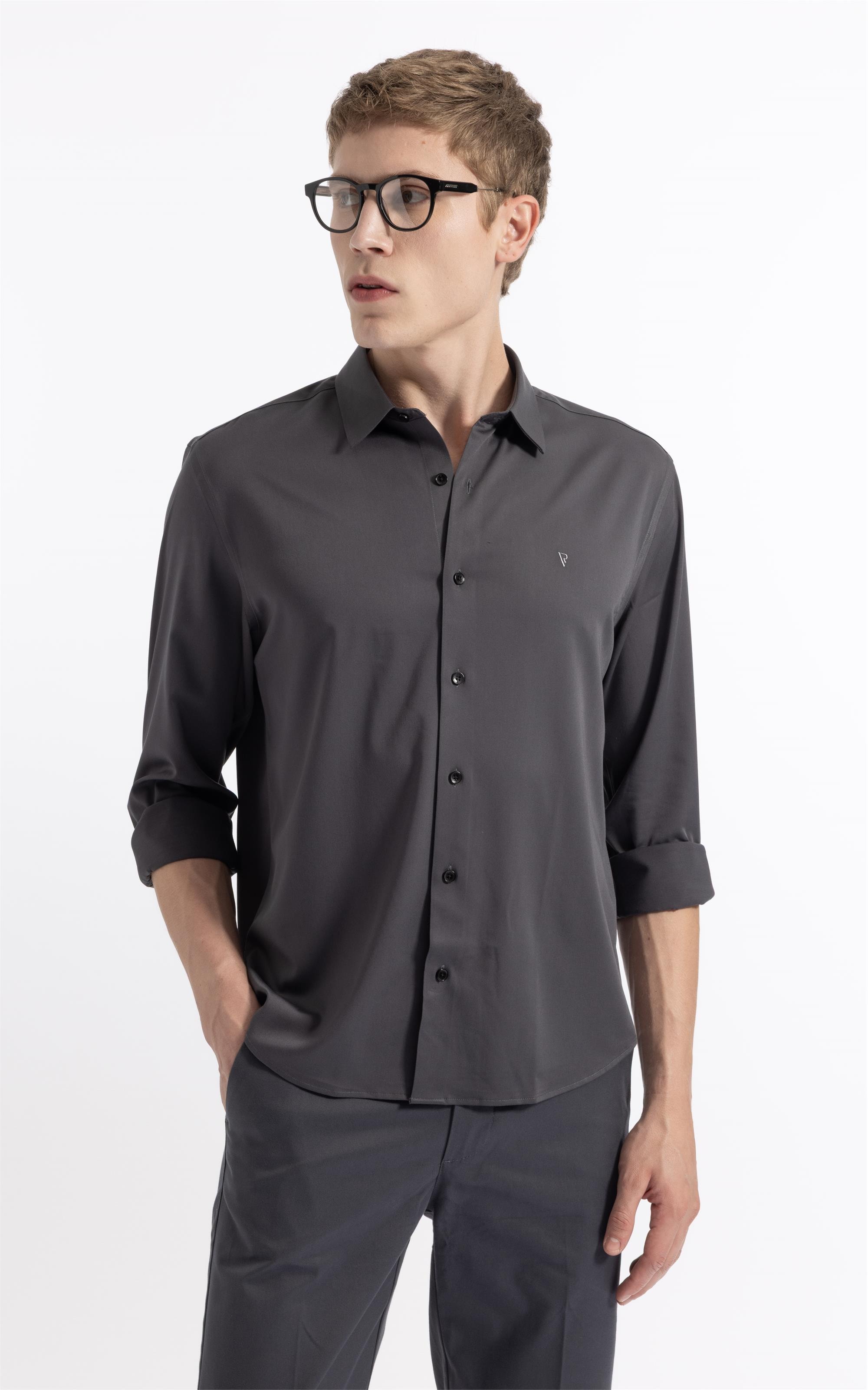 Camisa Tech Bamboo Classic St Fusioned Ml Plumbo
