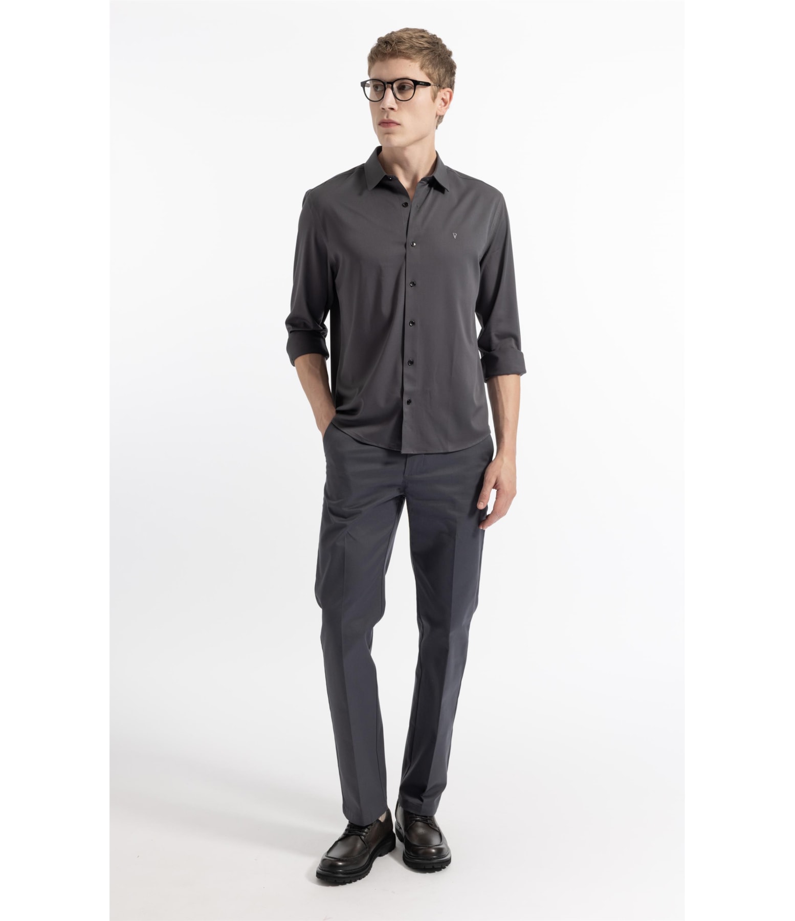 Camisa Tech Bamboo Classic St Fusioned Ml Plumbo