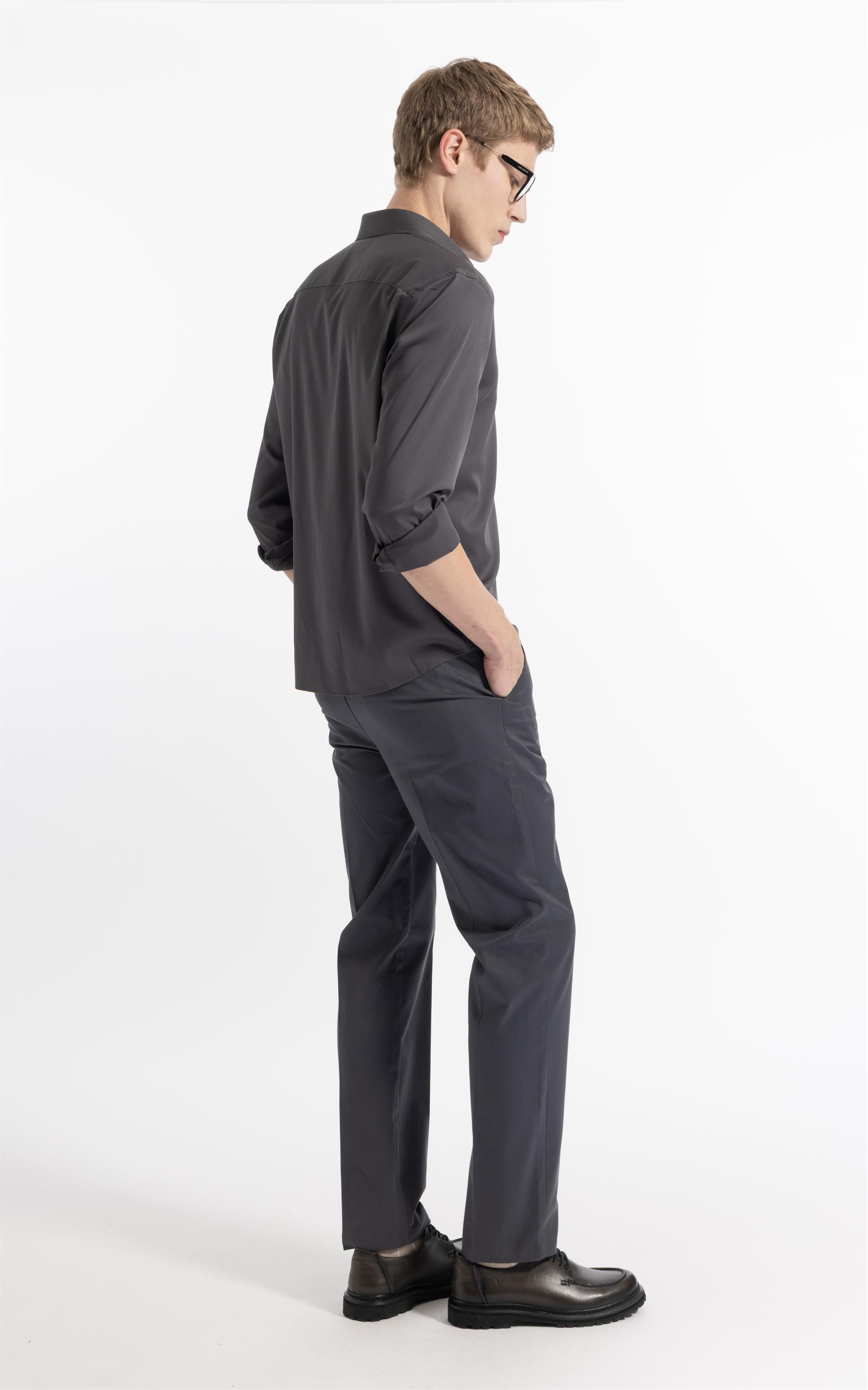 Camisa Tech Bamboo Classic St Fusioned Ml Plumbo